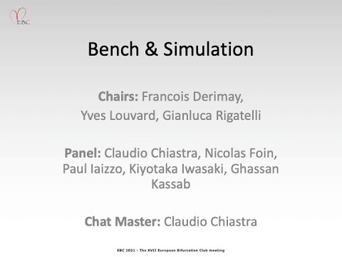 EBC 2021 - BENCH & SIMULATION SESSION