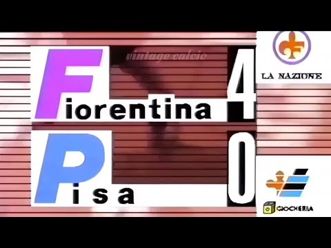 Fiorentina-Pisa 4:0, 1990/91 - Domenica Sportiva