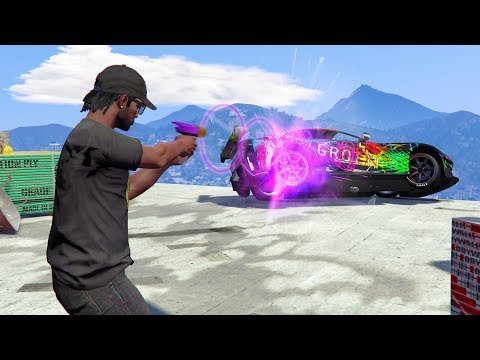 I HIT HIS CAR OFF ONE OF THE TALLEST BUILDINGS WITH THE RAY GUN! | GTA 5 THUG LIFE #239
