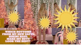 which #zaful bikini bottoms make my butt look best! try on #haul