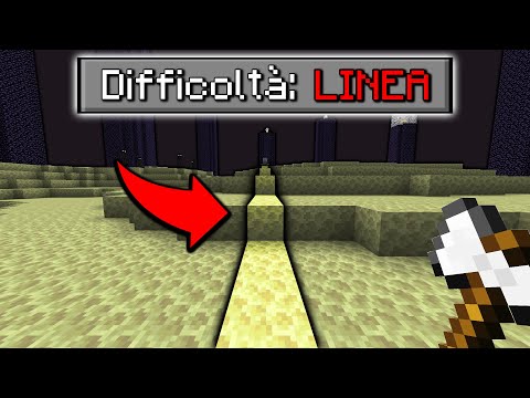 Is it possible to finish Minecraft in a LINE?