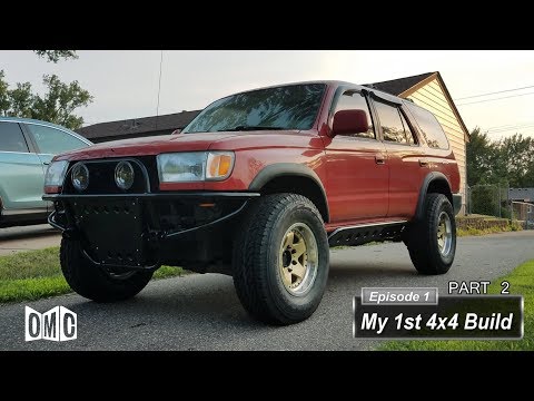 My 1st 4x4 Build (E2 P2) - Toyota 4Runner (Rock Crawler style sides)