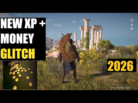 Assassins Creed Origins - NEW Best XP + MONEY GLITCH in 2026 ( Unlimited ) !