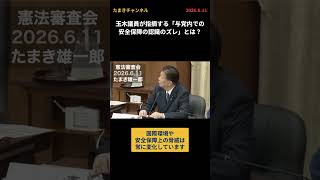 玉木議員が指摘する「与党内での安全保障の認識のズレ」とは？ #たまきチャンネル #国民民主 #玉木雄一郎 #憲法9条 #自衛隊