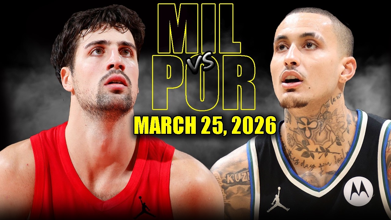 3월26일 밀워키 포틀랜드 NBA 하이라이트