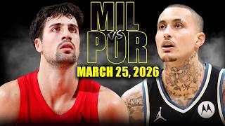 [검증마트] 3월26일 밀워키 포틀랜드 NBA 하이라이트