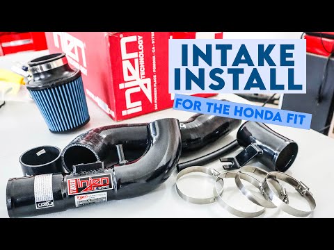 How To Install an Injen Intake into a Honda Fit ll DIY Install Project!