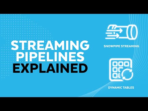 Streaming Pipelines With Snowflake Explained In 2 Minutes