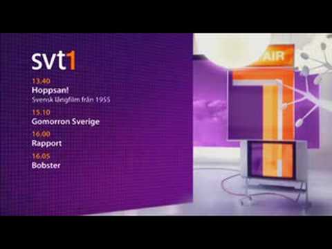 SVT1 ident programtablå
