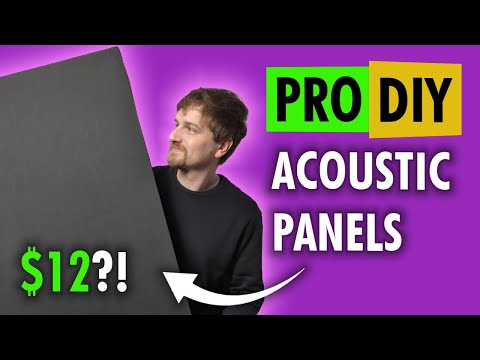 Make PRO Acoustic Panels with NO BUDGET – Easy DIY Absorbers for Home Studios & Listening Rooms