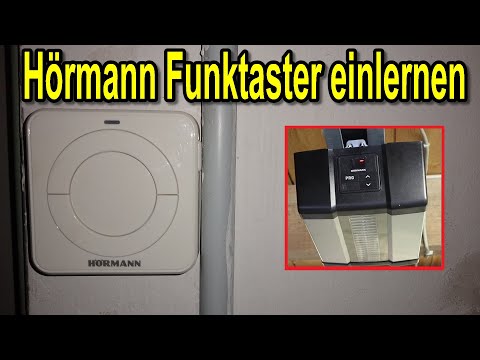 Hörmann Funktaster FIT 5 BS einlernen an Garagentor Antrieb SupraMatic E 4