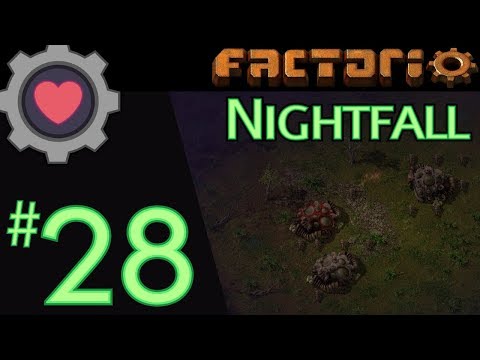 Factorio Let's Play: Nightfall (Rampant AI) #28 IRON OUTPOST PLANNING