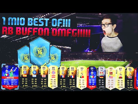 FIFA 16: PACK OPENING (DEUTSCH) - FIFA 16 ULTIMATE TEAM - OMFG 1 MIO BEST OF! RECORD BREAKER BUFFON!