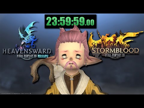 I Tried To Speedrun Heavensward AND Stormblood In 1 Day