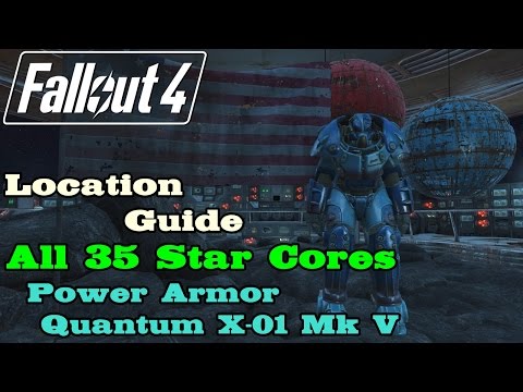 Fallout 4 ★ All 35 Star Cores / Quantum X-01 Mk V (Nuka-World DLC) [Location Guide]