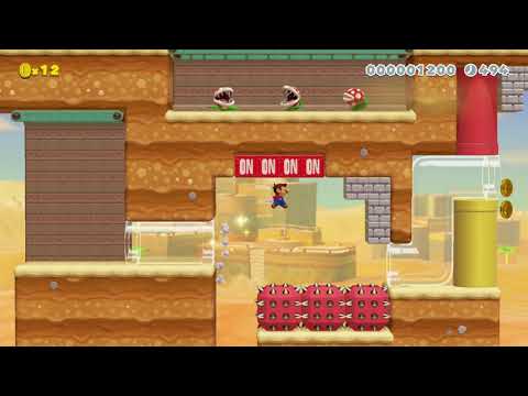 Desert Jumper! by Blue_Yoshi 🍄 Super Mario Maker 2 ☆Switch☆ #anv