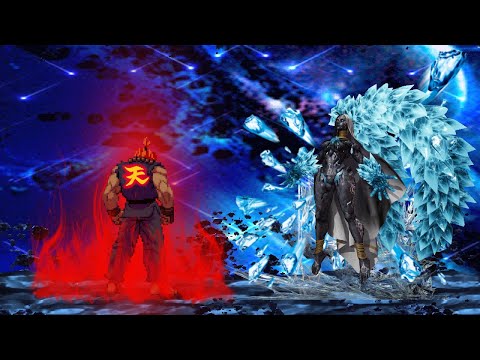 Akuma Vs Otoma=Raga - Boss Battle - Super Street Fighter 2 Turbo X The King of Fighters XV