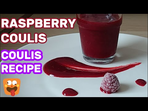 RASPBERRY COULIS|COULIS RECIPE|RASPBERRY COULIS RECIPE|HOW TO MAKE RASPBERRY COULIS|FRUIT COULIS|DIY