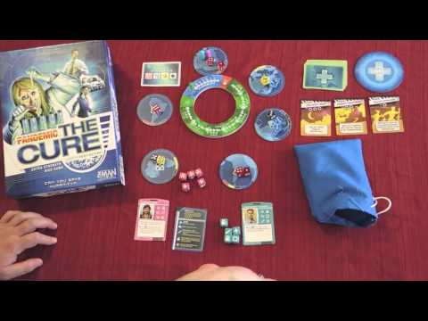 PANDEMIC - THE CURE Board Game Quick Walkthrough w/ Doron