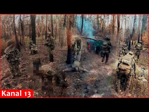 Images de combats réels - « Rendez-vous, salauds ! » - Opération de nettoyage près de la ville de...