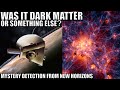 Did New Horizons Detect Dark Matter Light? Excess Optical Light Mystery