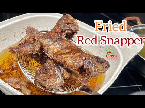 HOW TO MAKE FRIED FISH AT HOME | HOW TO MAKE FISH FRY AT HOME | PERFECT FRIED RED SNAPPER RECIPE