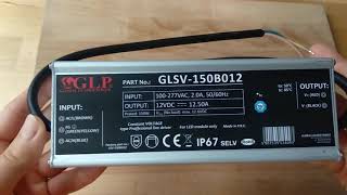 GLSV-150B012 Zdroj konstantního napětí 12V 12,5A