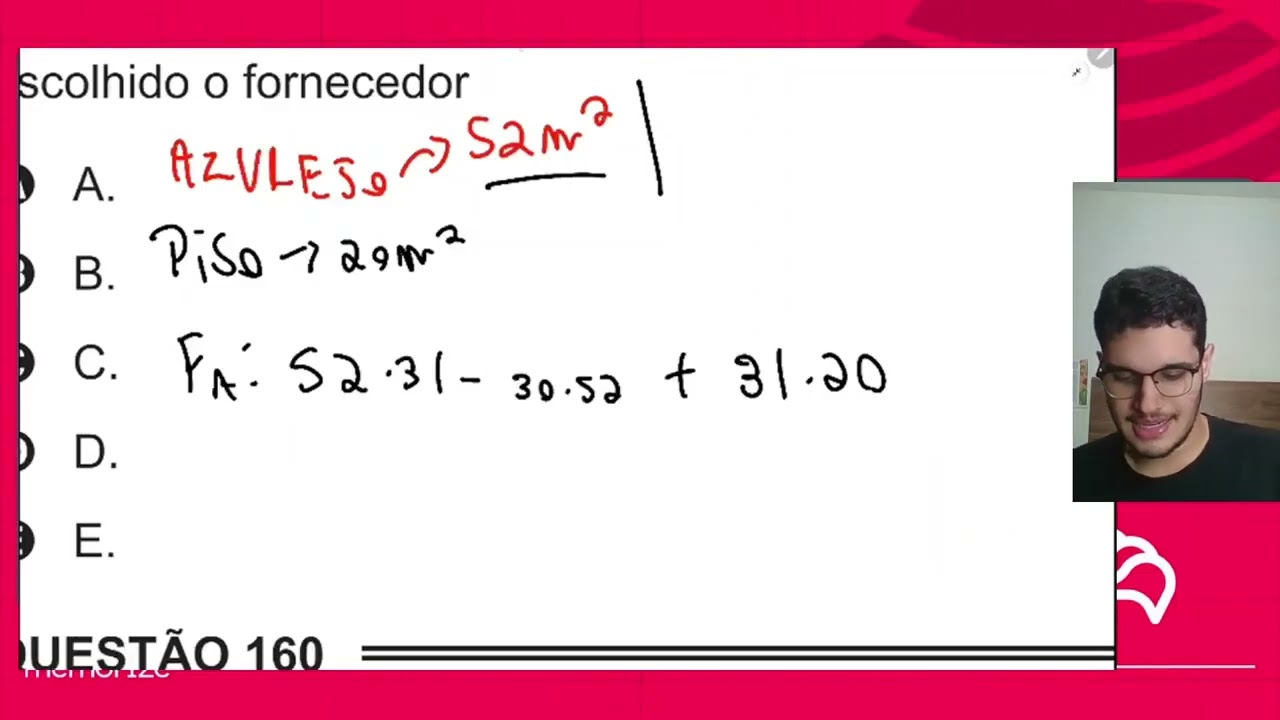 Resolução em Vídeo — Questão 159 ENEM 2015 PPL