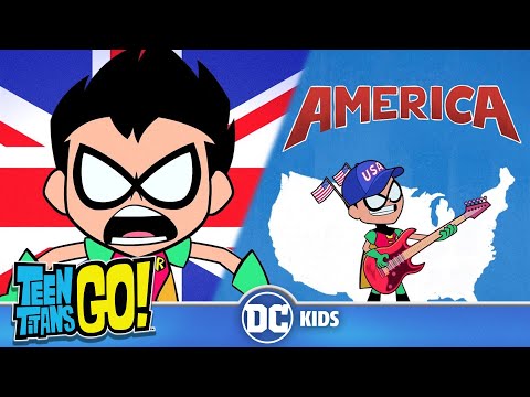 Teen Titans Go! | USA vs UK | @dckids