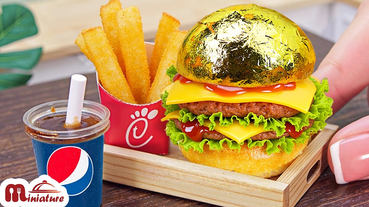 Best Fast Food Recipe 😍 So Tasty Miniature McDonald Big Mac Burger Recipe | ASMR Cooking Mini Food