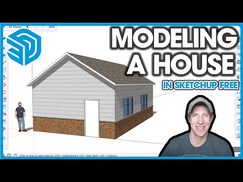 Getting Started in SKETCHUP FREE Part 2 - Modeling a House!