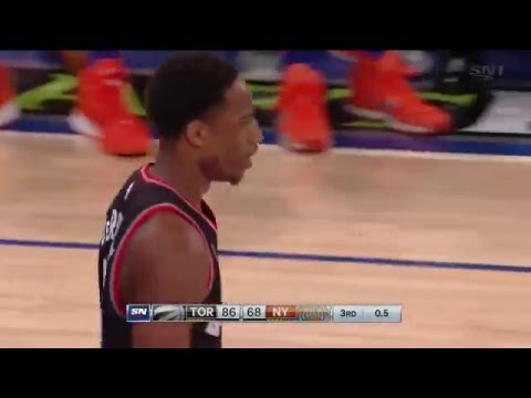 Raptors Highlights: DeRozan's Breakaway Slam - February 22, 2016