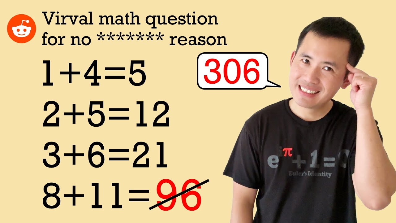 Viral math question for no ******* reason! Reddit r/mathmemes