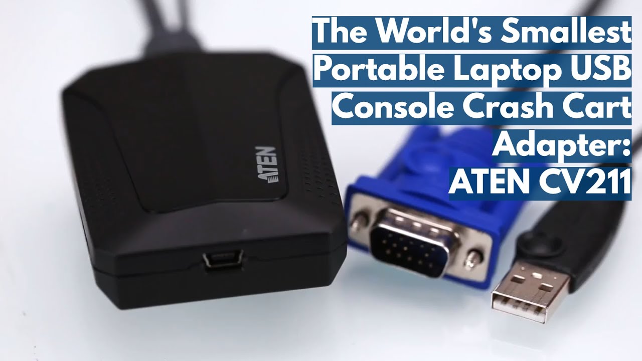 The World's Smallest Laptop USB Console Adapter - ATEN CV211