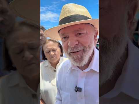 Inauguração da Barragem de Oiticica, no Rio Grande do Norte. É água para todos!