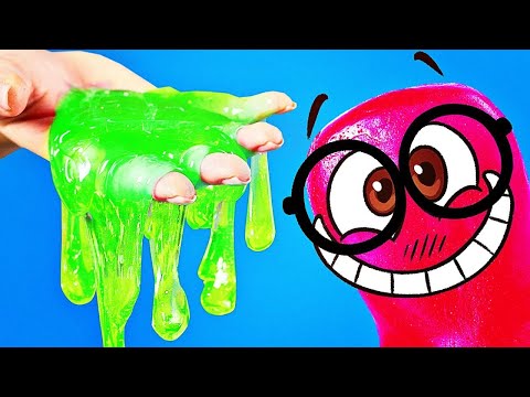 Супер слайм,делаем сами!Слайм тайм!#slime#play