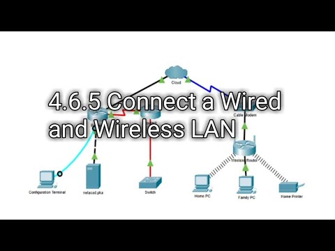 4.6.5 Connect a Wired and Wireless LAN - Cisco Packet Tracer