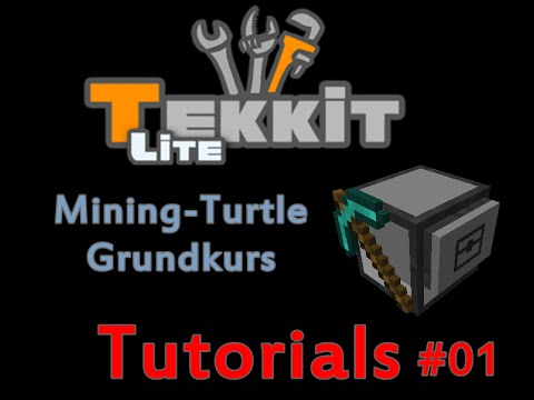 Tekkit Lite Tutorials - #01 Grundkurs Mining-Turtle (COMPUTERCRAFT) [HD] deutsch