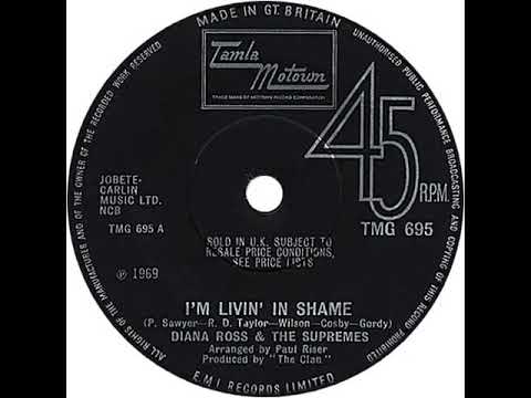 UK New Entry 1969 (82) Diana Ross & The Supremes - I'm Livin' In Shame