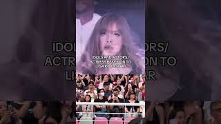 Download lagu IDOL reaction to lisa BLACKPINK concert 2025 #kpop #blackpink #bts #twice #lesserafim #jhope mp3