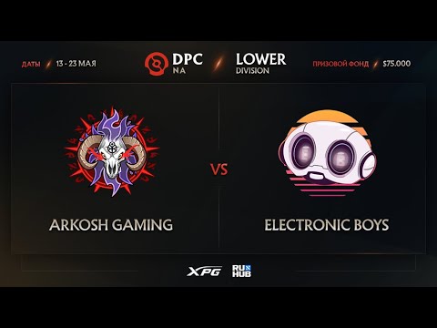 Arkosh Gaming vs Electronic Boys, Dota Pro Circuit 2021 NA S2, bo3, game 1 [Mortalles & Adekvat]