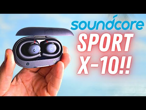 Soundcore Sport X10 Earbuds! ANC Buds That Won't Fall Out!