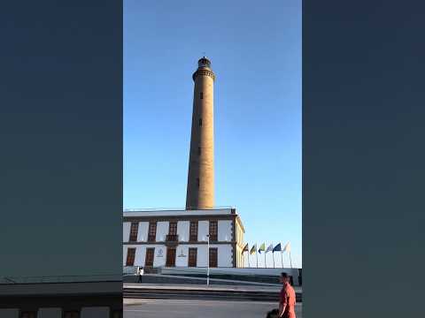 Maspalomas Lighthouse At Sunset