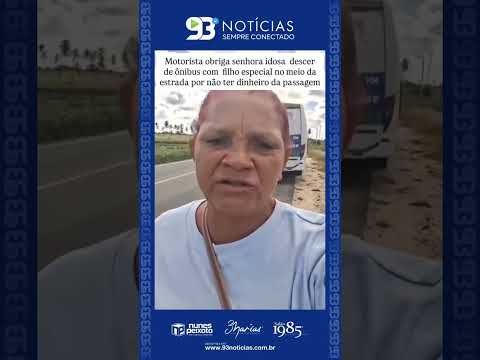 🚨🚌 PASSAGEIRA DENUNCIA TER SIDO OBRIGADA A DESCER DE MICRO-ÔNIBUS COM FILHO EM TRATAMENTO