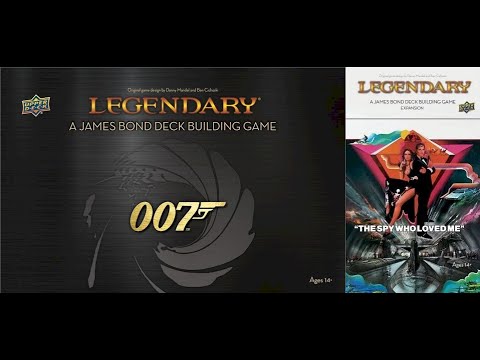 Dad vs Daughter - Legendary: A James Bond Deck Building Game - The Spy Who Loved Me