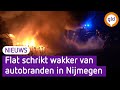 Zeker vijf auto's stonden in lichterlaaie