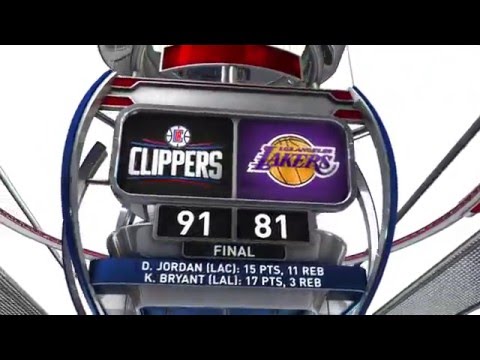 Los Angeles Lakers vs Los Angeles Clippers - April 6, 2016