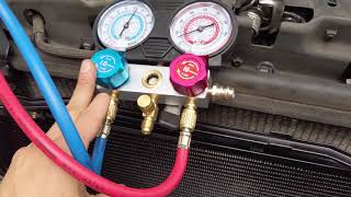 2004 Honda Odyssey AC compressor and condenser replacement