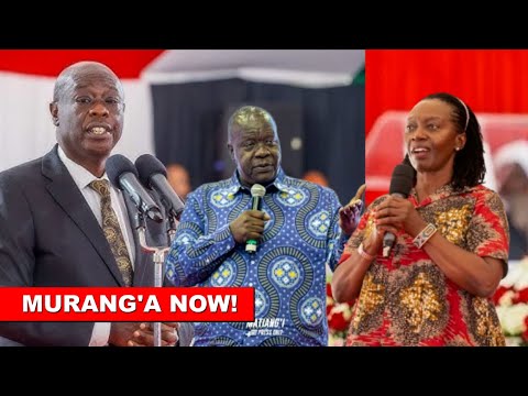 LIVE: Gachagua, Matiangi, Martha Karua and other leaders attending burial in Muranga!