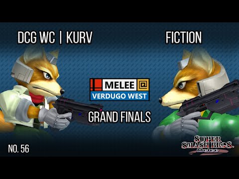 Melee @ Verdugo #56 - DCG WC | Kurv (Fox / Marth) VS Fiction (Fox) - SSBM - Grand Finals